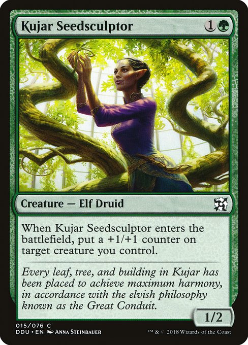 Kujar Seedsculptor (Duel Decks: Elves vs. Inventors #15)