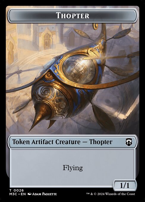 Thopter (Modern Horizons 3 Commander Tokens #26)