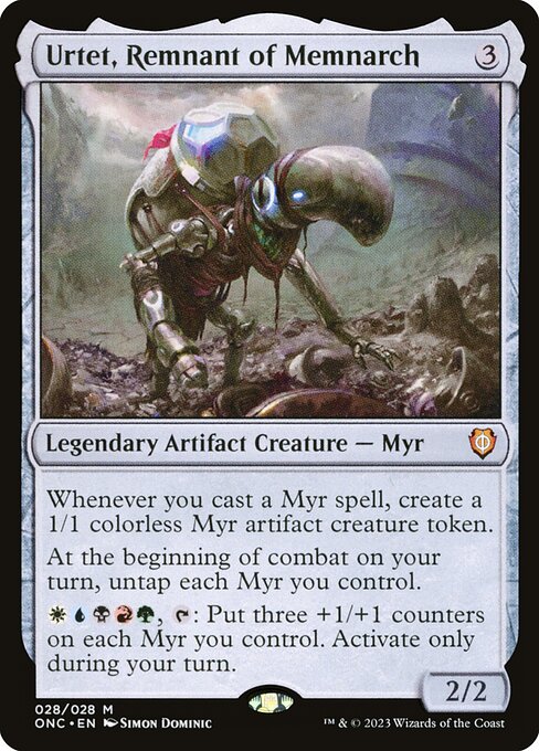 Urtet, Remnant of Memnarch (Phyrexia: All Will Be One Commander #28)