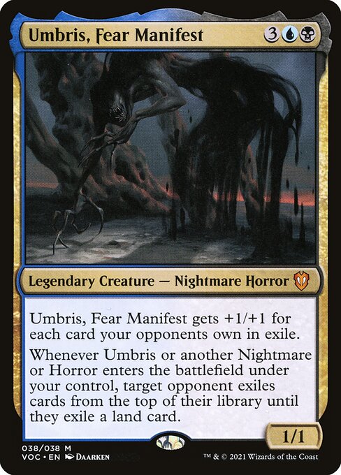 Umbris, Fear Manifest (Crimson Vow Commander #38)