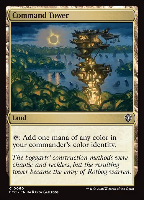 Command Tower magic the gathering card art