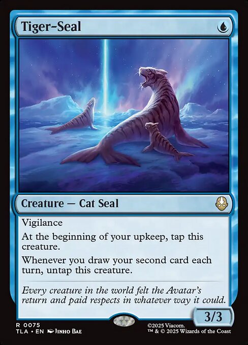 Tiger-Seal magic the gathering card art