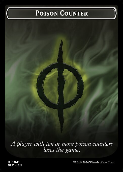 Poison Counter (Bloomburrow Commander Tokens #41)