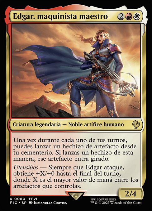 Edgar, maquinista maestro