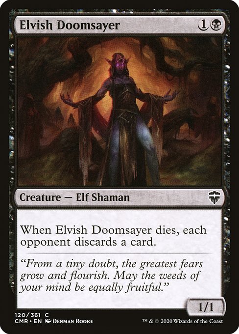 Elvish Doomsayer (Commander Legends #120)