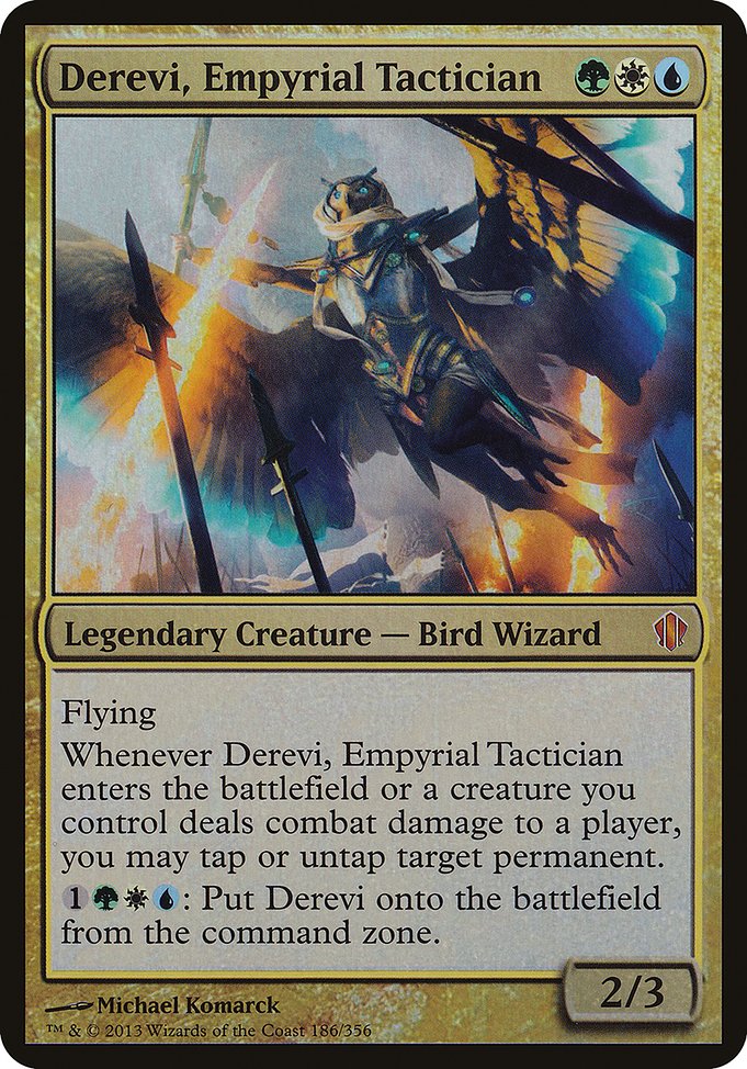 Derevi, Empyrial Tactician (Commander 2013 Oversized #186)
