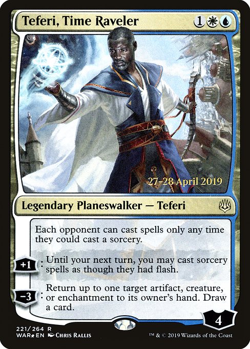 Teferi, Time Raveler (War of the Spark Promos #221s)