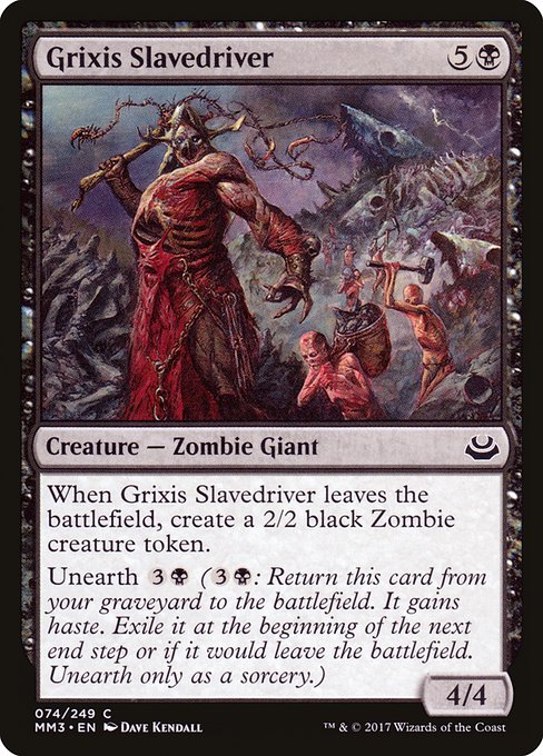 Grixis Slavedriver (Modern Masters 2017 #74)