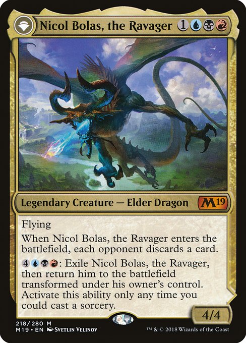 Nicol Bolas, the Ravager // Nicol Bolas, the Arisen card image