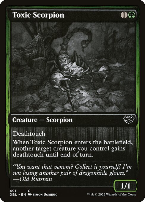 Toxic Scorpion (Innistrad: Double Feature #491)