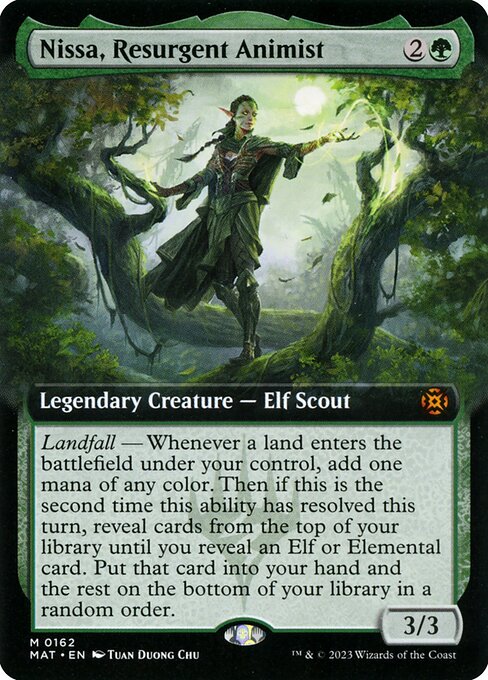 Nissa, Resurgent Animist (March of the Machine: The Aftermath #162)