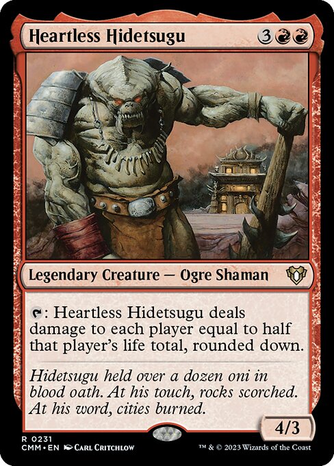 Heartless Hidetsugu (Commander Masters #231)