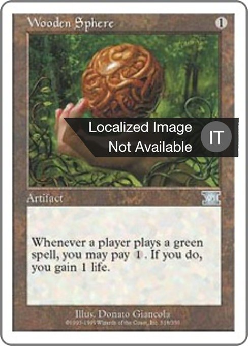 Wooden Sphere (Classic Sixth Edition #318)
