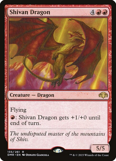 Shivan Dragon (Dominaria Remastered #135)