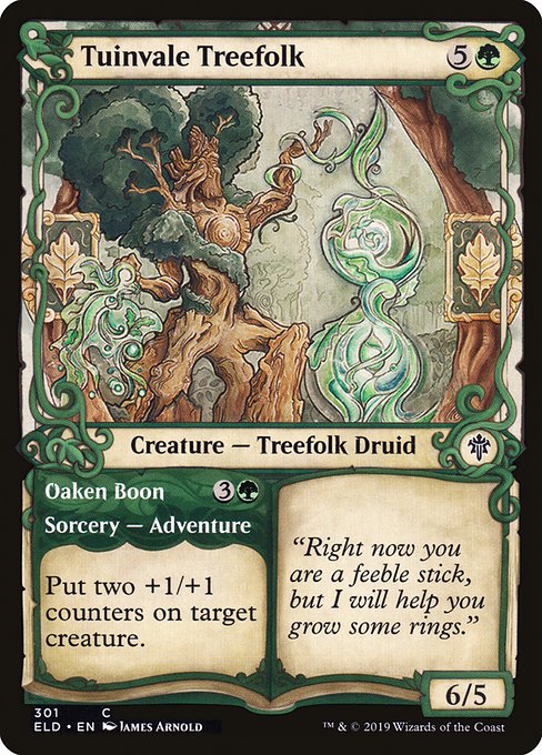 Tuinvale Treefolk // Oaken Boon (Throne of Eldraine #301)