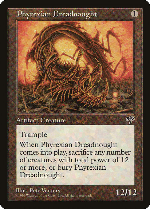 Cuirassé phyrexian|Phyrexian Dreadnought