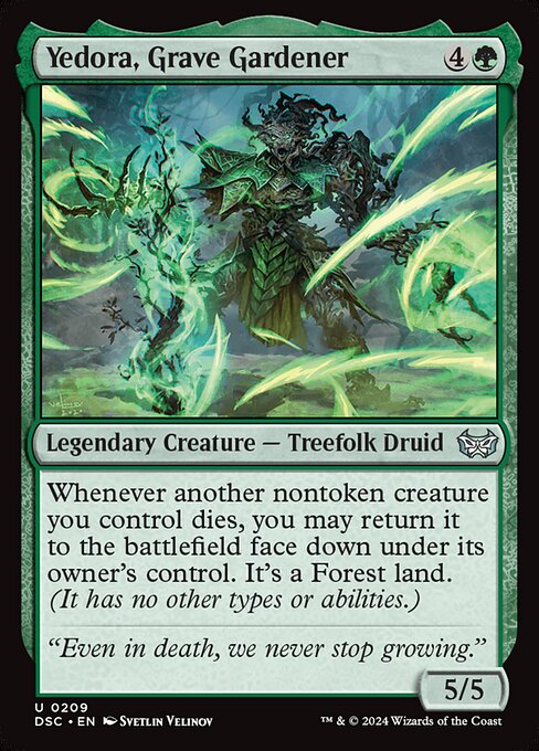 Yedora, Grave Gardener (Duskmourn: House of Horror Commander)