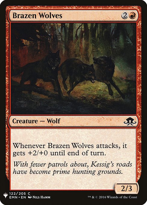 Brazen Wolves (plst) EMN-122