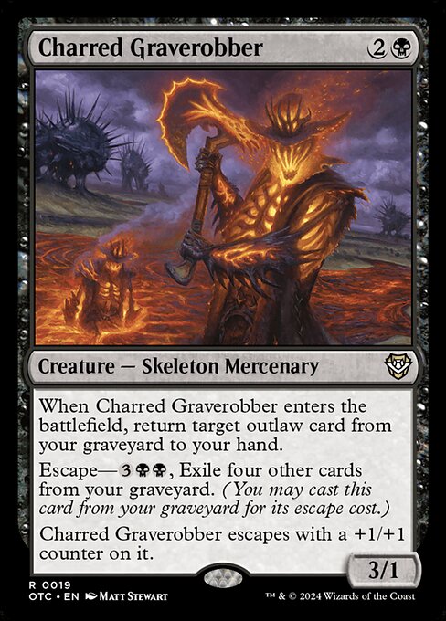 Charred Graverobber (otc) 19 Charred Graverobber (otc) 19