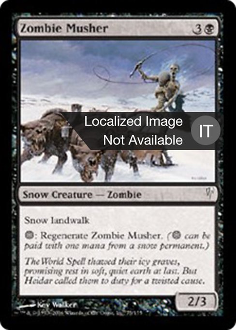 Zombie Musher (Coldsnap #75)