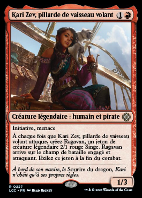Kari Zev, Skyship Raider (The Lost Caverns of Ixalan Commander #227)