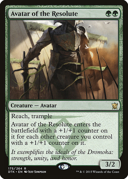 Avatar of the Resolute (Dragons of Tarkir #175)