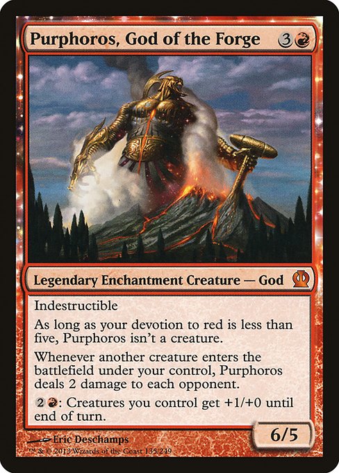 Purphoros, God of the Forge card image