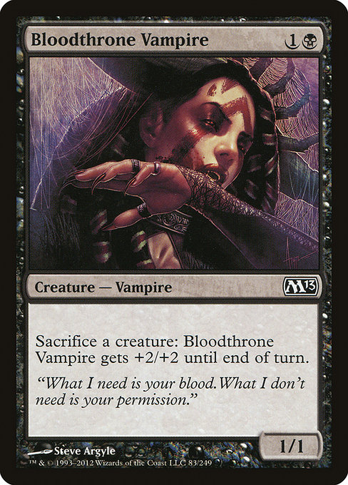 Bloodthrone Vampire (Magic 2013 #83)