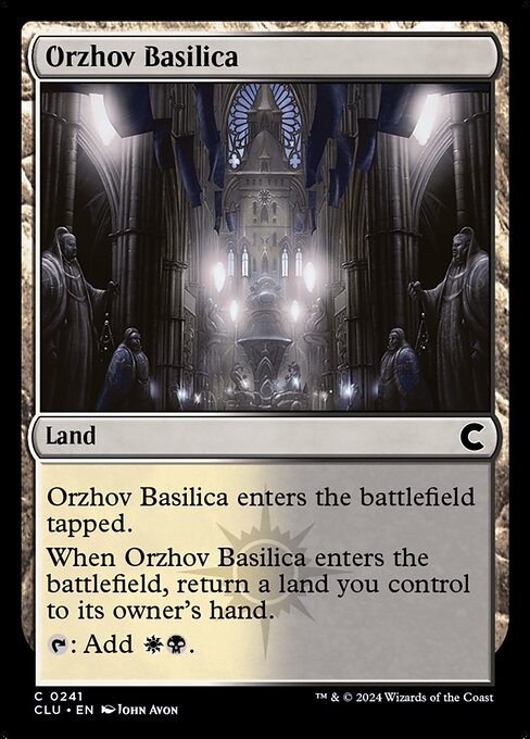 Orzhov Basilica (Ravnica: Clue Edition #241)