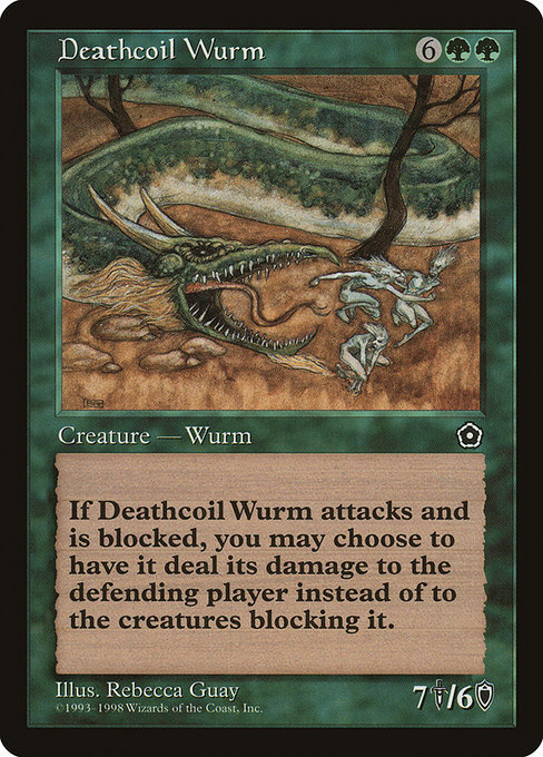 Deathcoil Wurm (Portal Second Age #125)