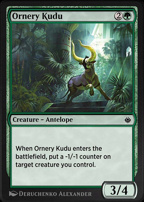 Ornery Kudu (Amonkhet Remastered #206)