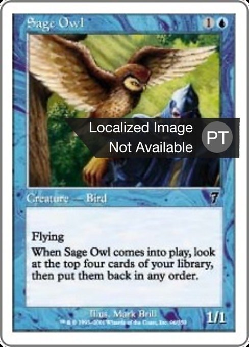 Sage Owl (Seventh Edition #96)