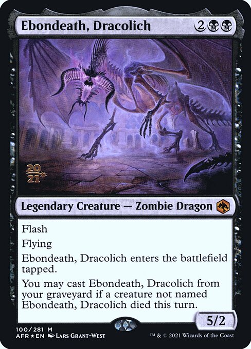 Ebondeath, Dracolich (Adventures in the Forgotten Realms Promos #100s)