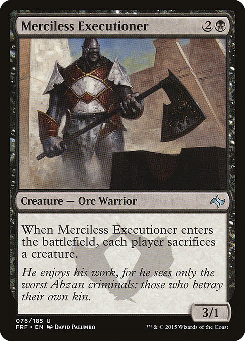 Merciless Executioner (Fate Reforged #76)