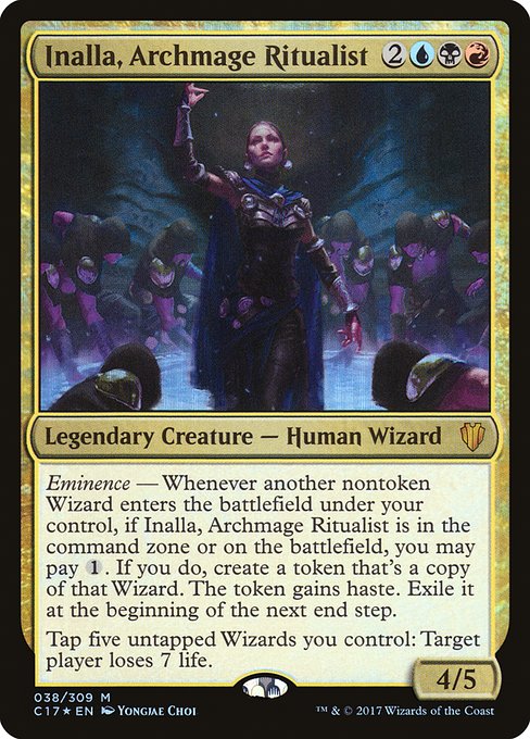 Inalla, Archmage Ritualist (c17) 38 Inalla, Archmage Ritualist (c17) 38