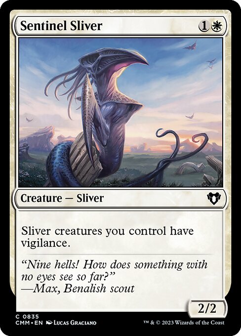 Sentinel Sliver (Commander Masters #835)