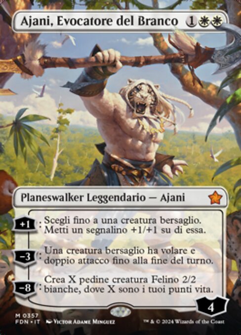 Ajani, Caller of the Pride (Foundations #357)