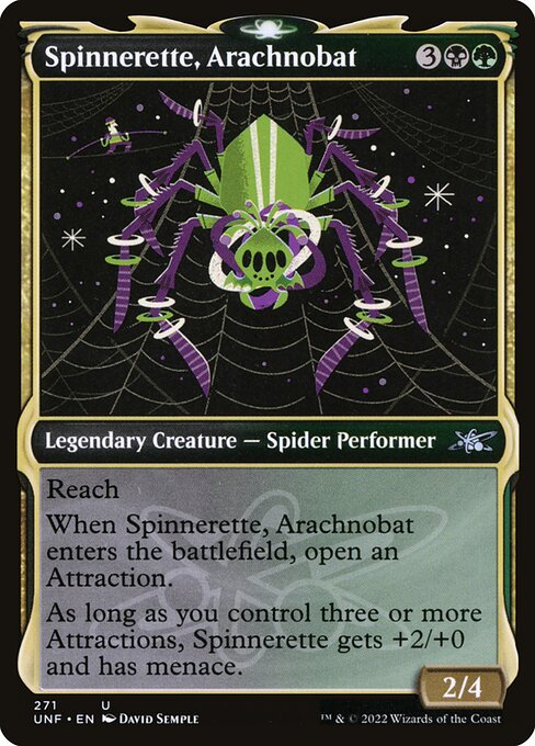 Spinnerette, Arachnobat (Showcase)