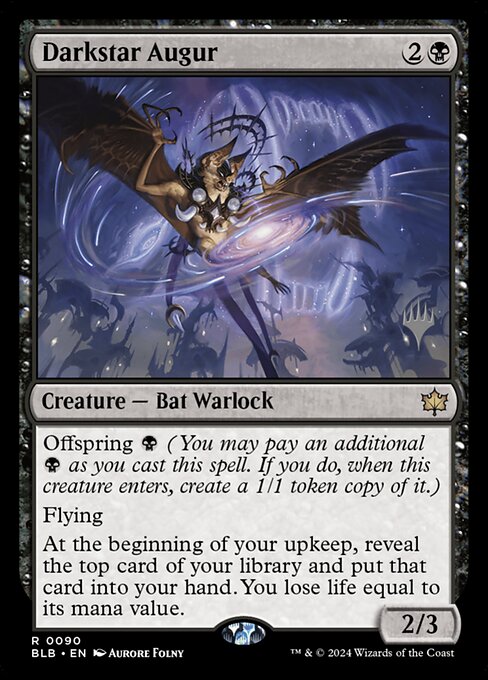 Darkstar Augur (Bloomburrow Promos #90p)