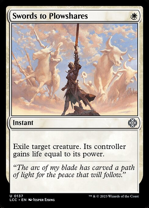 Swords to Plowshares (The Lost Caverns of Ixalan Commander #137)