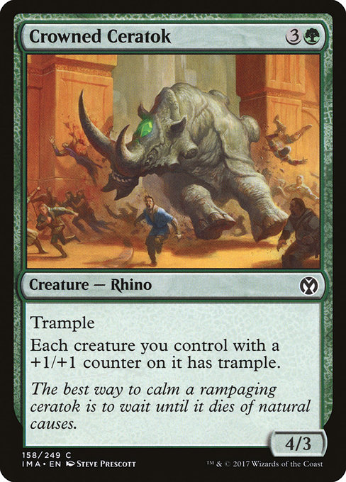 Crowned Ceratok (Iconic Masters #158)