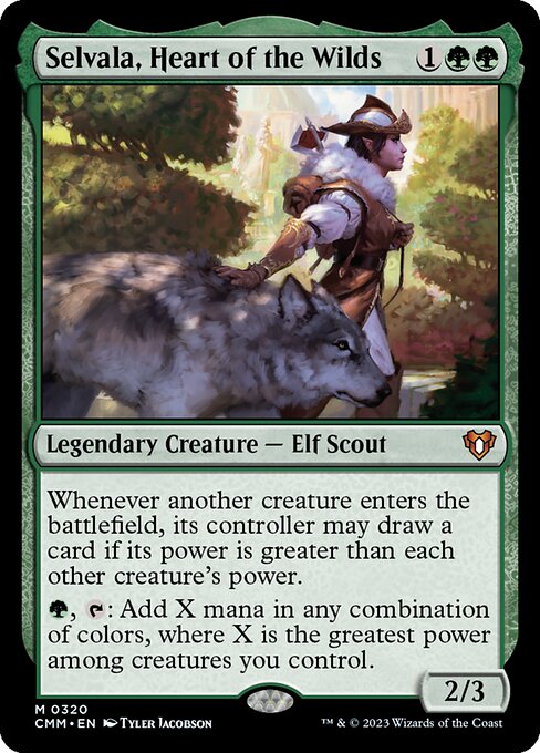 Selvala, Heart of the Wilds (Commander Masters #320)