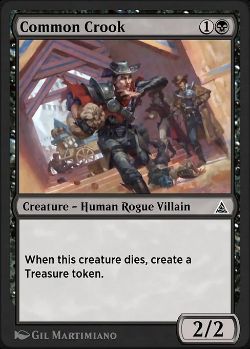 Common Crook magic the gathering card art