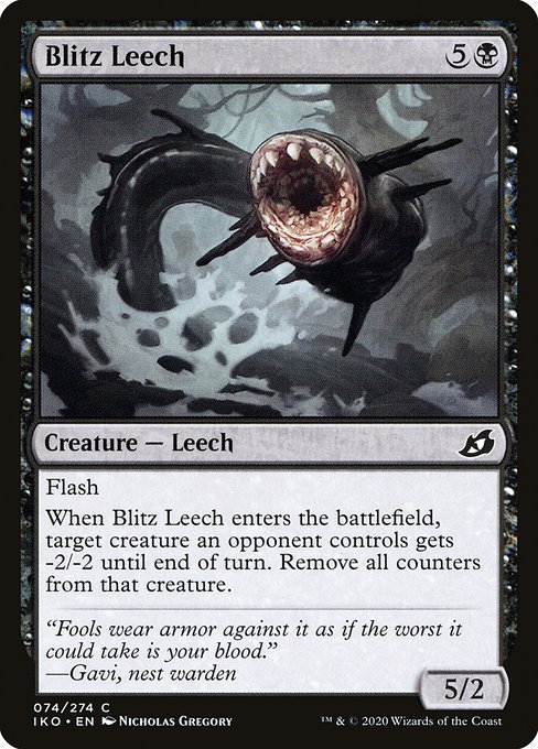 Blitz Leech (Ikoria: Lair of Behemoths #74)