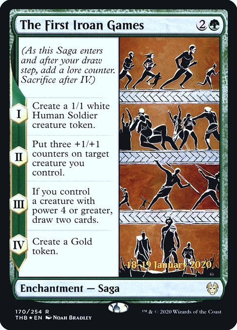 The First Iroan Games (Theros Beyond Death Promos #170s)