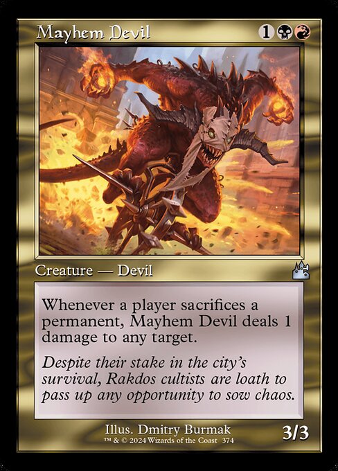 Mayhem Devil (Retro Frame)