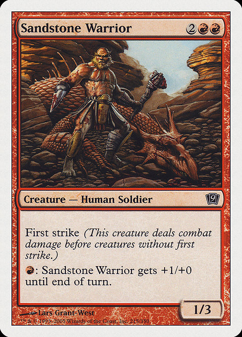 Guerrier de grès|Sandstone Warrior