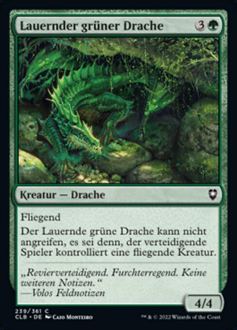 Lurking Green Dragon (Commander Legends: Battle for Baldur's Gate #239)