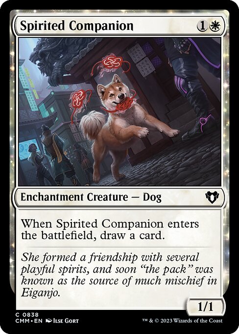 Spirited Companion (Commander Masters #838)