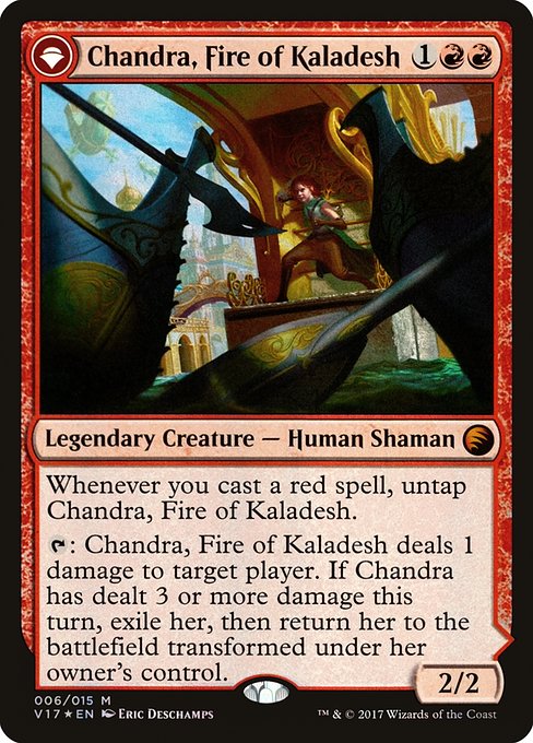 Chandra, Fire of Kaladesh // Chandra, Roaring Flame (v17) 6